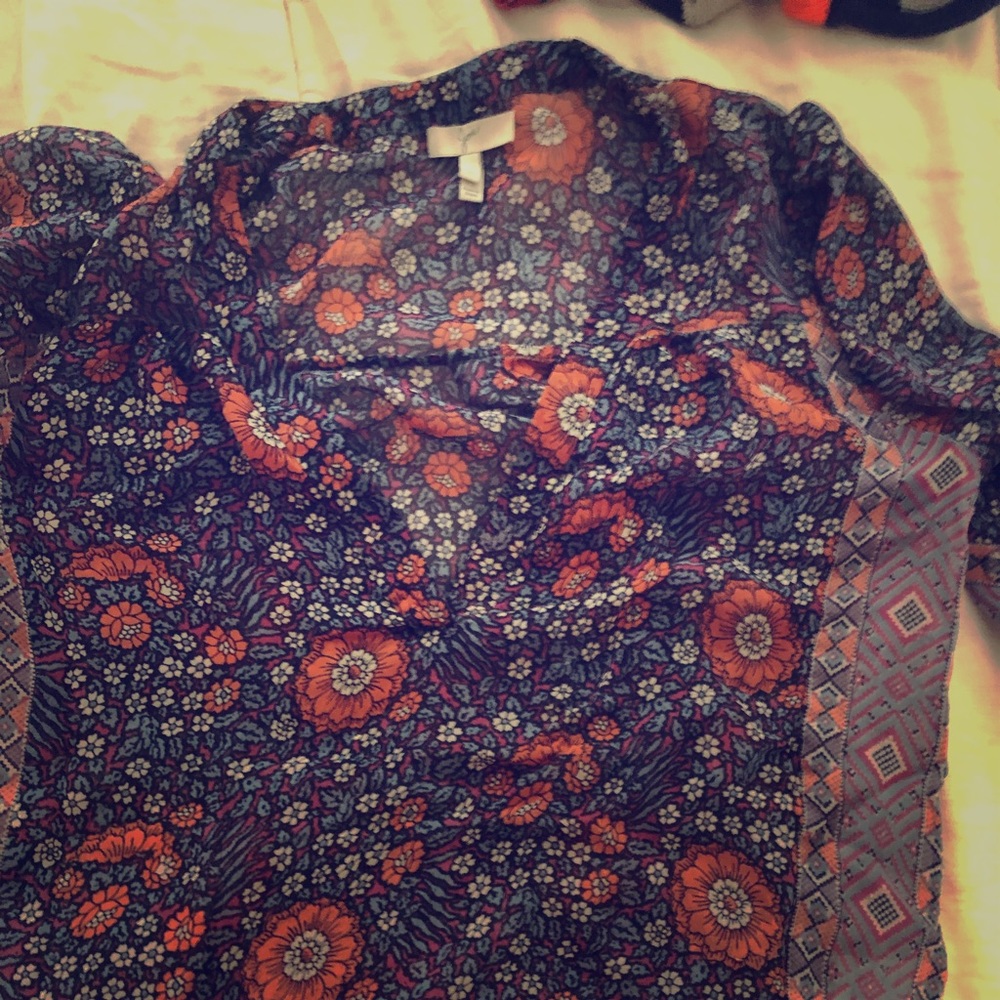 Beautiful flower blouse
